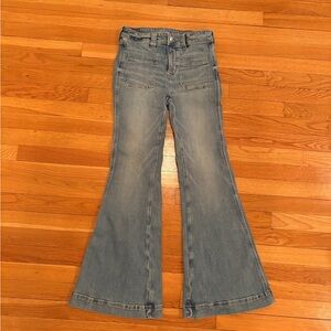 American Eagle Outfitters Light Blue Flare Jeans